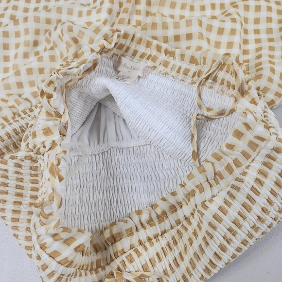 Altard State Gingham Spaghetti Strap Lined Romper Size M - Picture 10 of 16